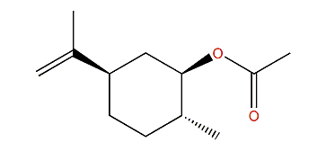 (1S,2S,5S)-2-Methyl-5-(1-methylethenyl)-cyclohexyl acetate